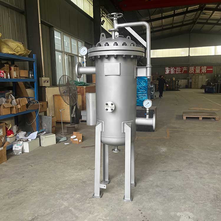 華豫生產(chǎn)供應(yīng)液體除雜質(zhì)HY-DL80-1.6袋式過(guò)濾器